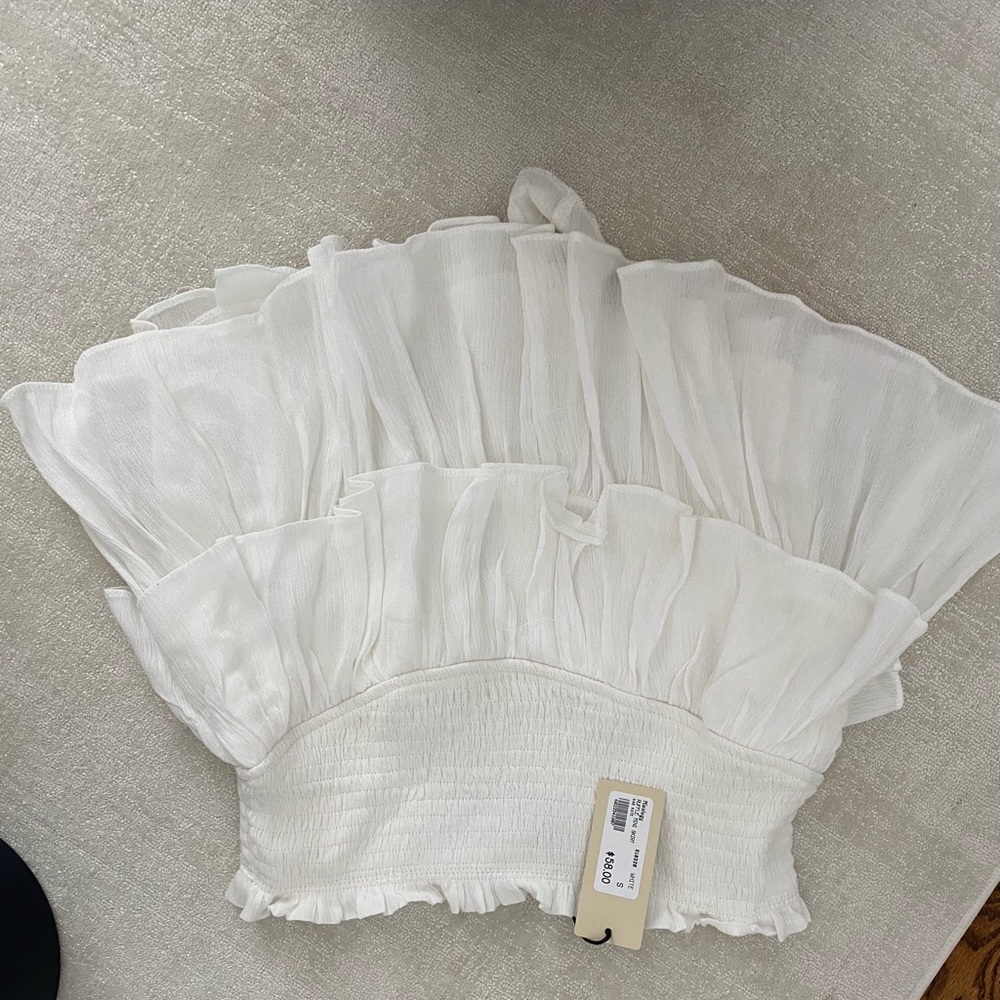 Womens mixology gab and kate white ruffle skort